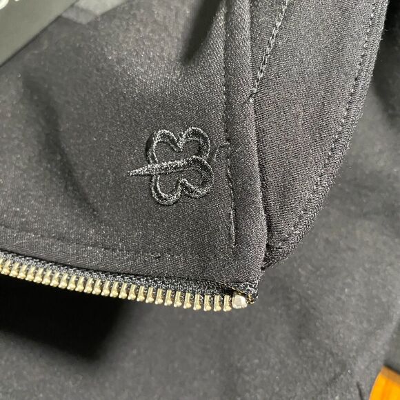 Betabrand Work Hard Play Hard Hooded Asymmetrical Zip Jacket Black Sz S Athletic - Picture 10 of 14